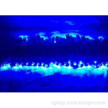 1pcs 8mm Staw Hat Blue Color DC 5V LED Pixel Module with Hi